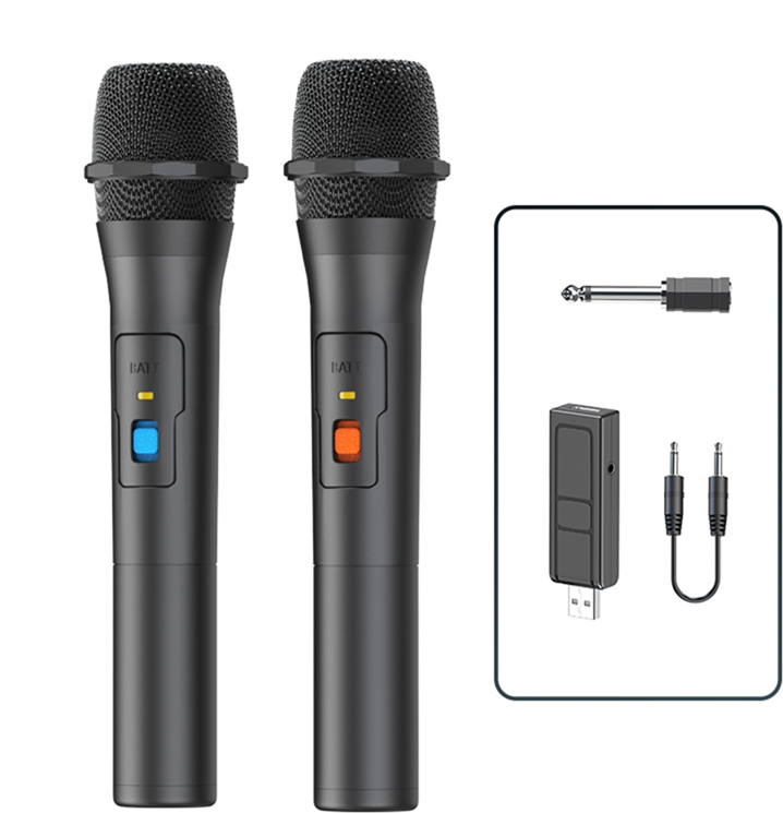 2PCS Wireless Microphone System Kit