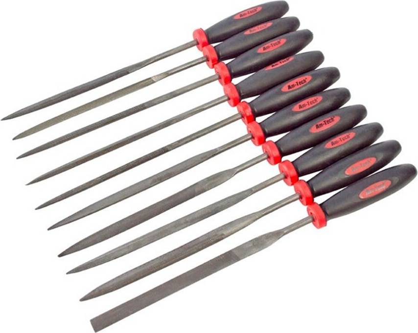 AmTech Needle File Set 10pk 140mm Rasp