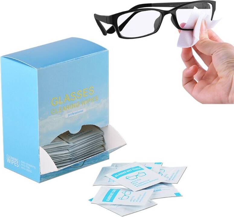 100Pcs Lens Cleaning Wipe Kit