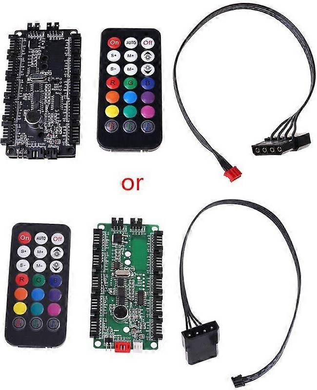 Furtalk Adjustable Music Computer PC RGB Cooling Fan