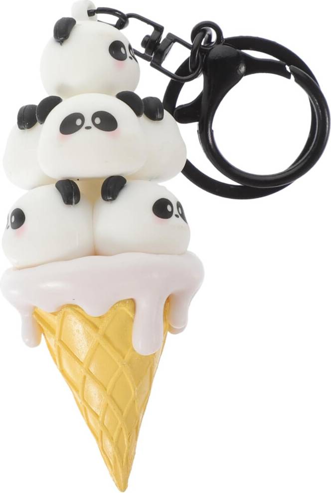 Ice Cream Keychain Locket Accessories Key Fob