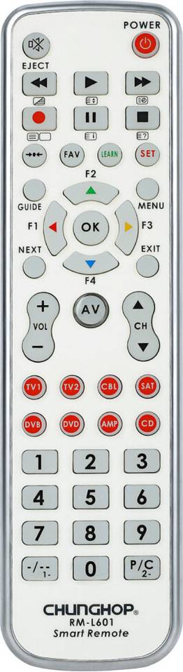 L601 Universal Learning TV Remote Control