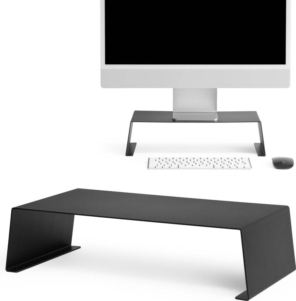 Monitor Stand Desk Base Metal Riser Height Platform
