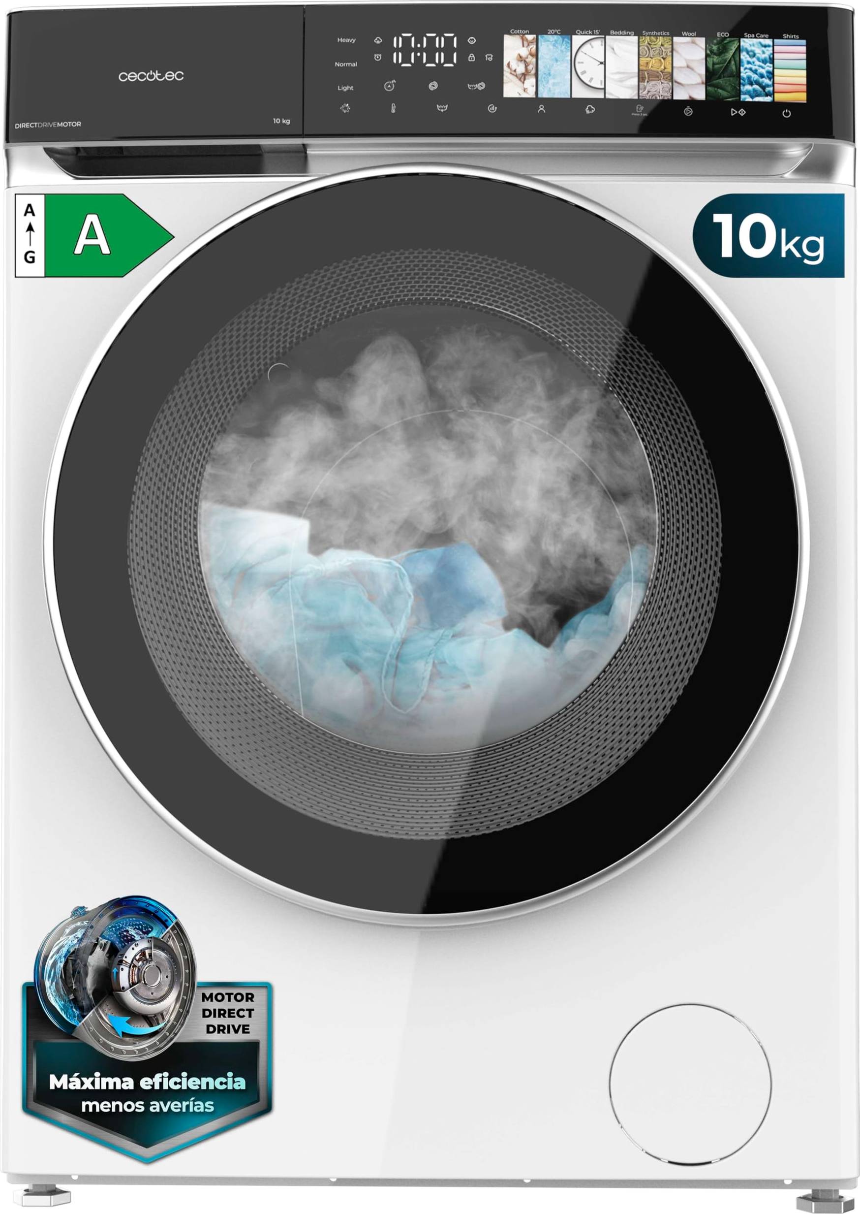 Cecotec Bolero Dresscode 10970 Direct Drive Front Load Washing Machine