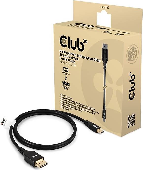 Bi-Directional DisplayPort Mini Cable CAC-1116