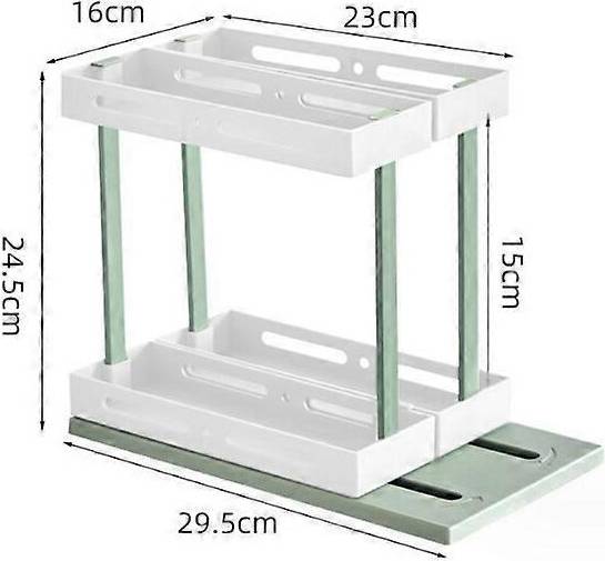 Hiigyl Pullout Kitchen Spice Rack Condiment