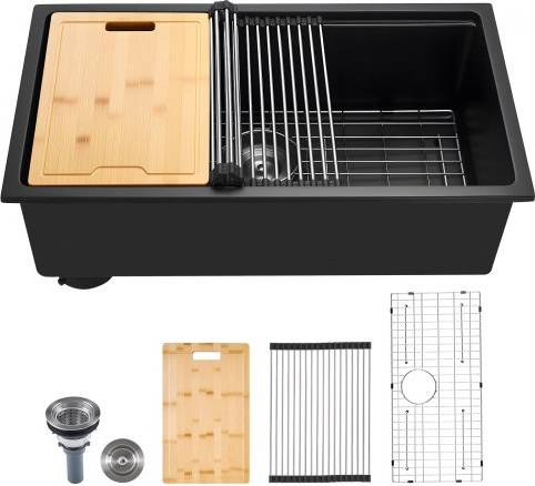 76 cm Kitchen Sink Workstation Drop-In