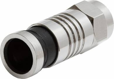 Compression Connector For Rg6 Black Tail 1189-N