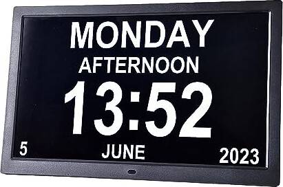 Clock dementia Extra Large Dementia Clock 15 Inch