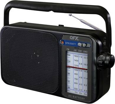 QFX Portable AM FM Shortwave Radio R-24
