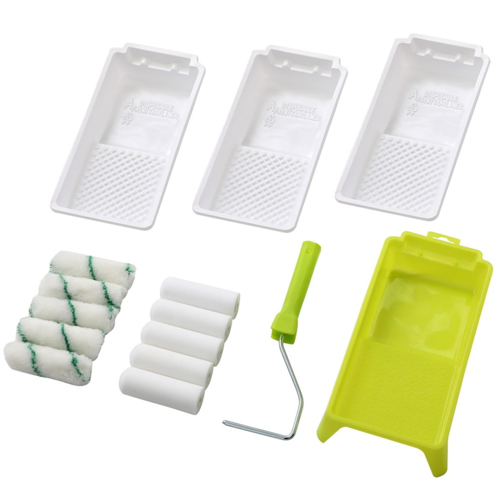 4 Inch Tray Kit Paint Roller Set