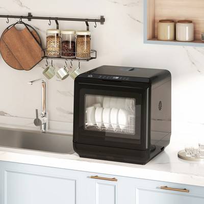 Mini dishwasher Mini Countertop Table Top Dishwasher