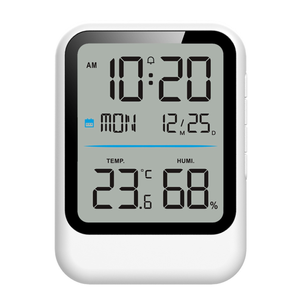 Kepptory Digital Electronic Alarm Clock Temp Humidity Sensor