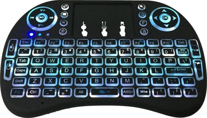 2.4GHz Wireless Rainbow Backlight Keyboard