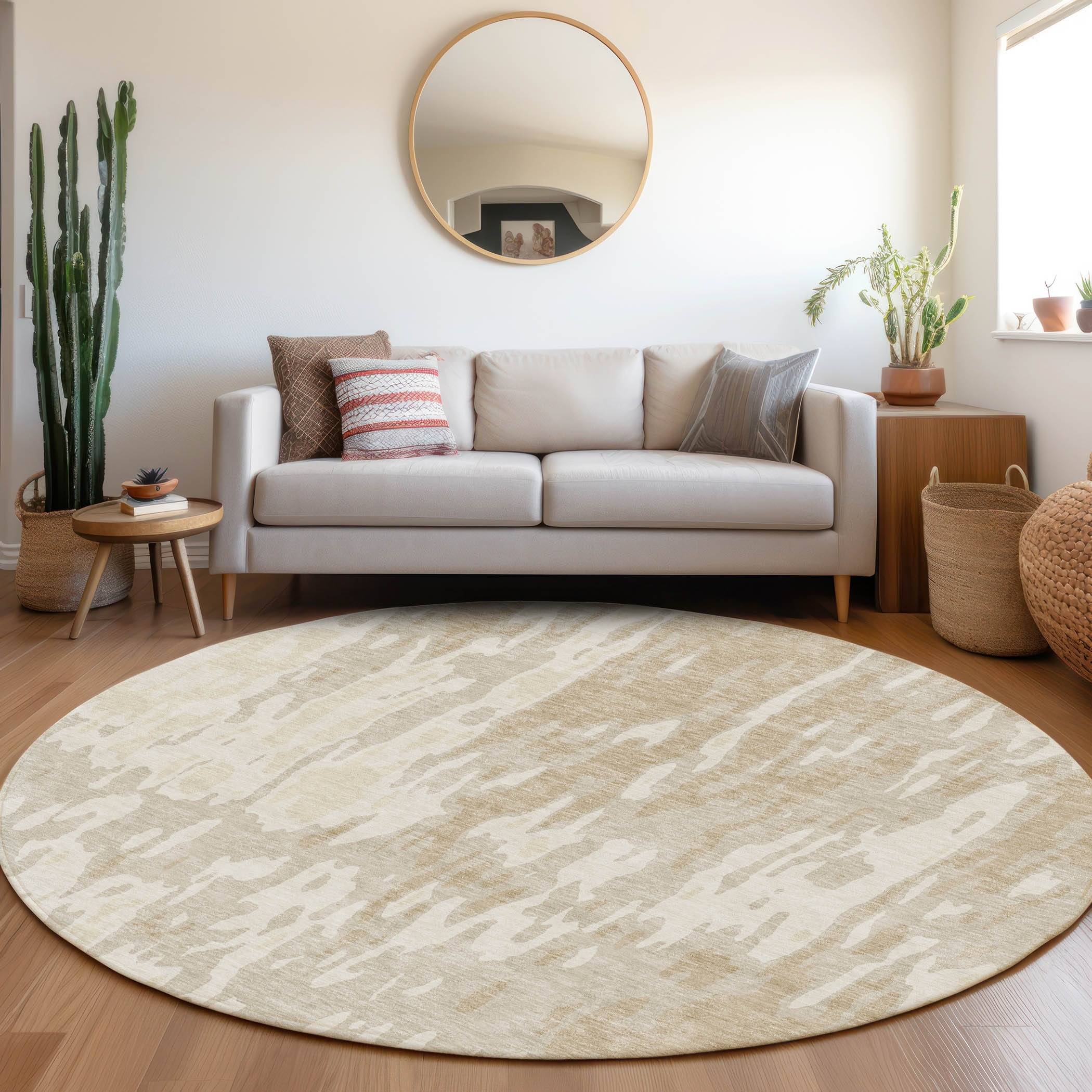Addison Rugs Premium Washable Super Soft Contemporary Glam Rug