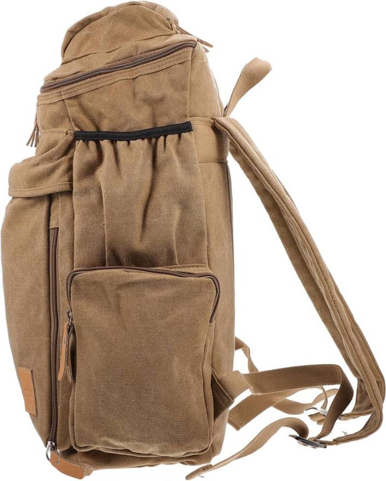 HKHBJS Large Capacity Canvas Backpack Vintage Outdoor Rucksack