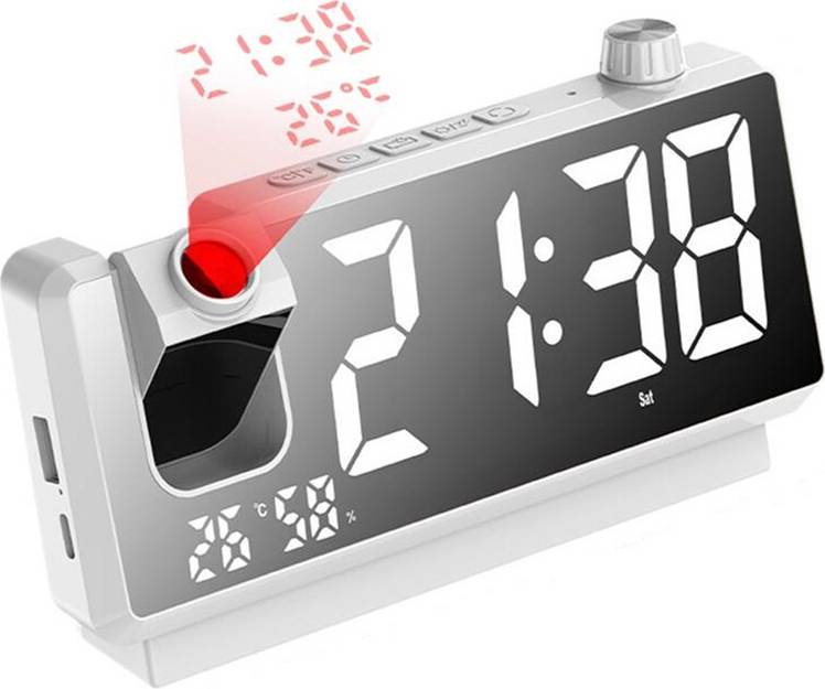 Tlily Projection Alarm Clock HD LED Display