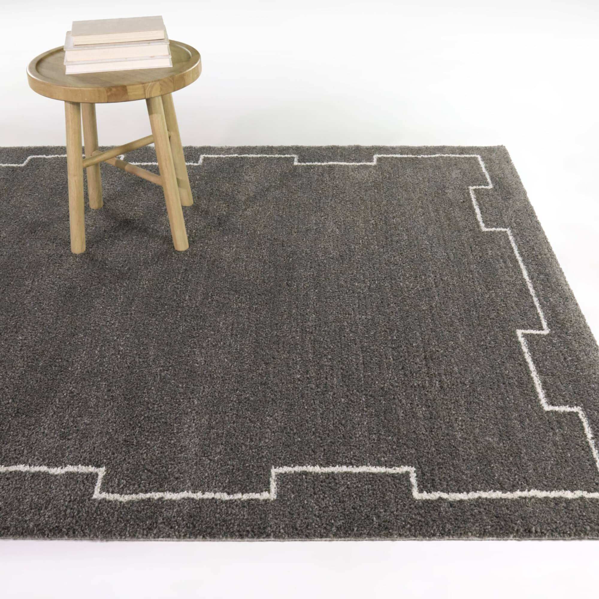 Clive Transitional Border Area Rug