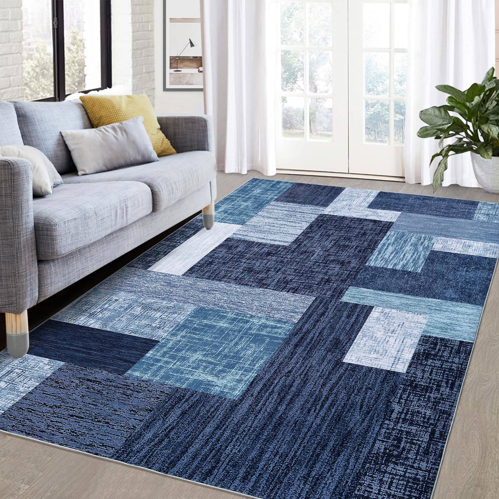 Machine washable area rugs Garvee Machine Washable Area Rug 5x7