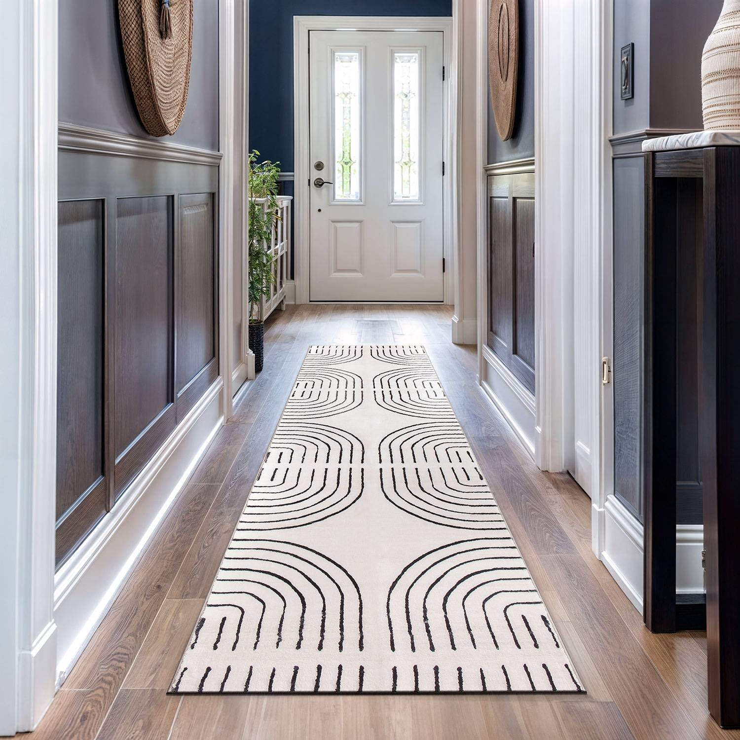 World Rug Gallery Bohemian Lines Washable
