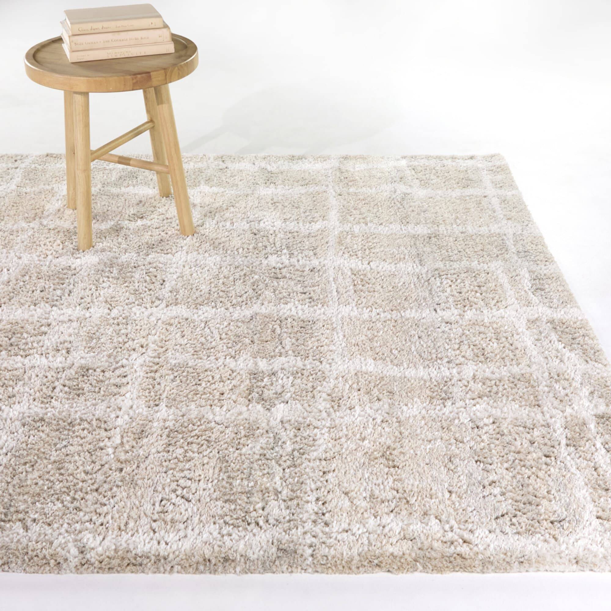 Balta Rugs Abstract Striped Area Rug Beige 8x10"
