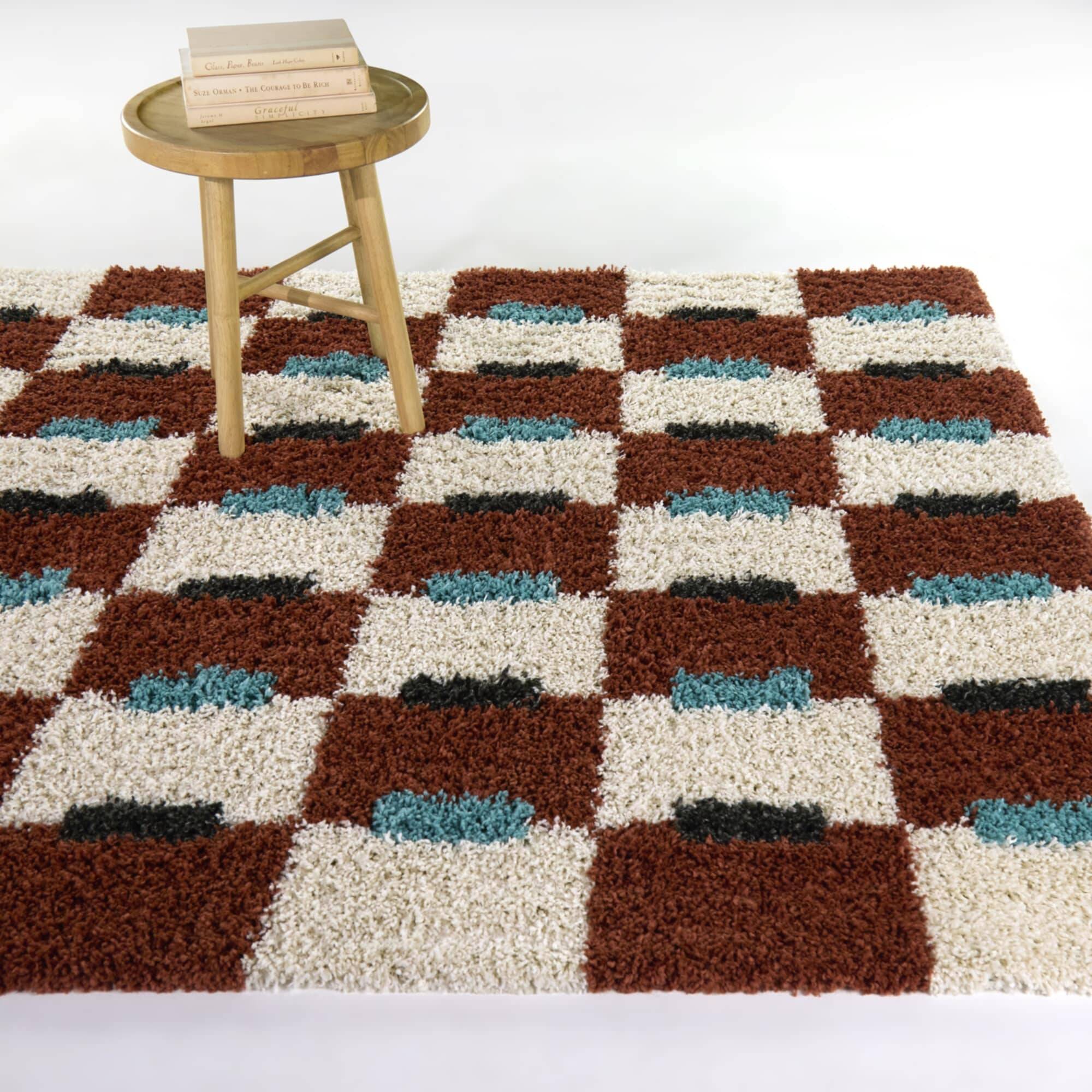 Balta Rugs Hammes Checkered Shag Area Rug
