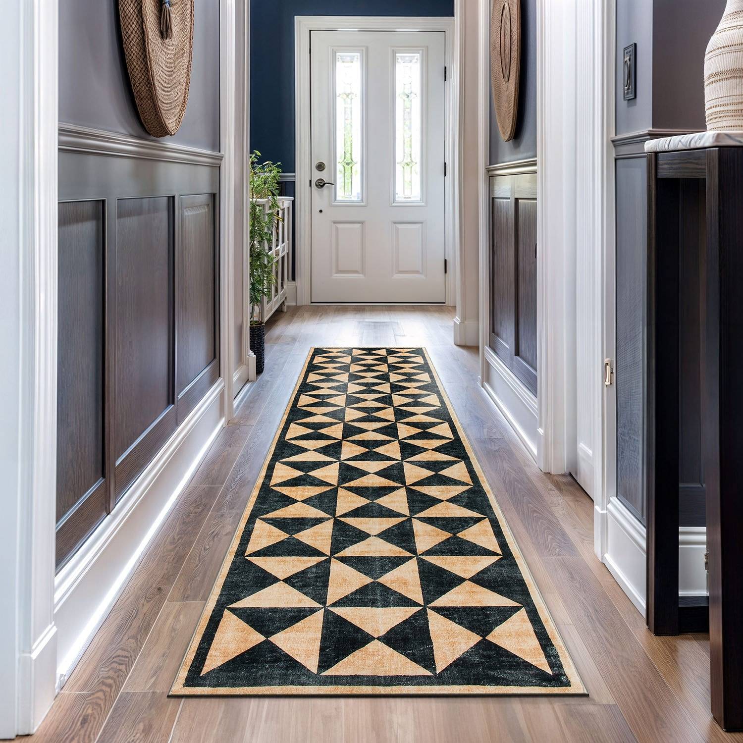 World Rug Gallery Geometric Diamond Washable