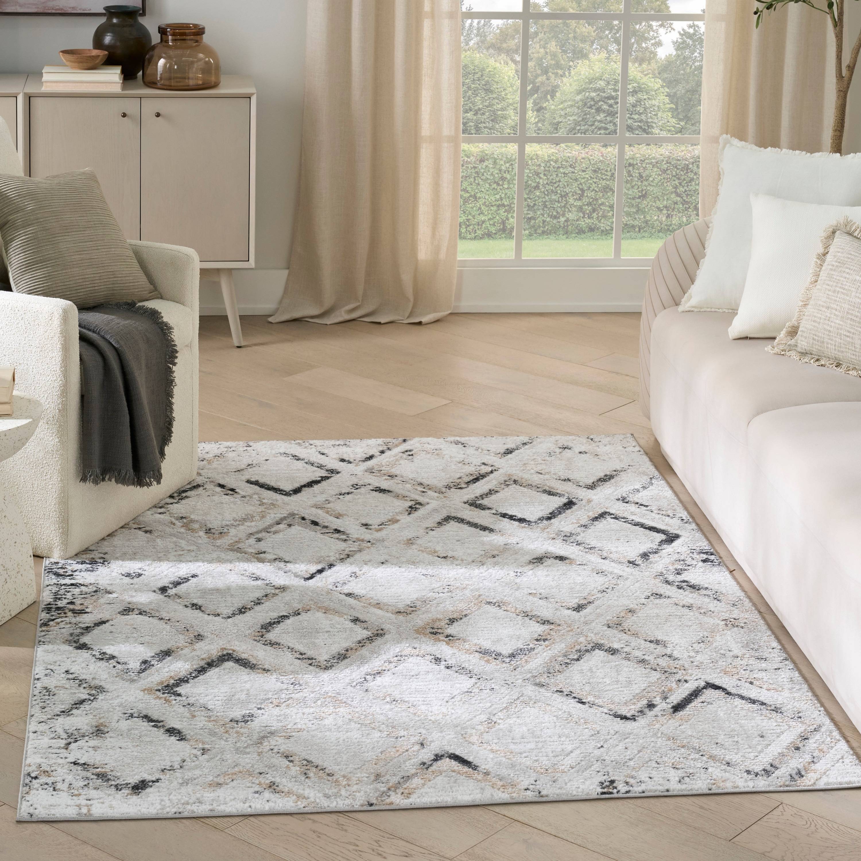 Nourison Indoor Only Diamond Area Rug