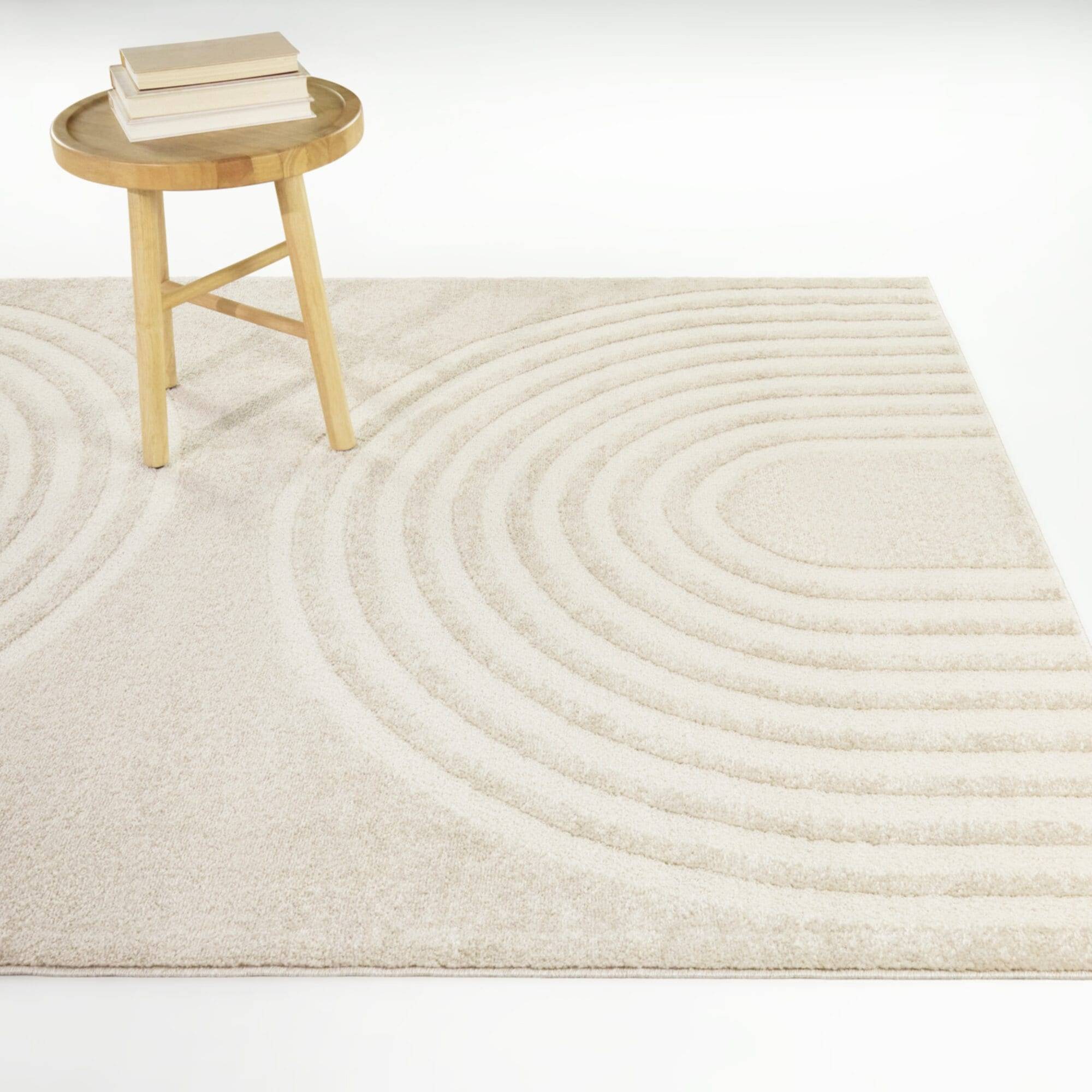 Arched Mid-Century Modern Area Rug