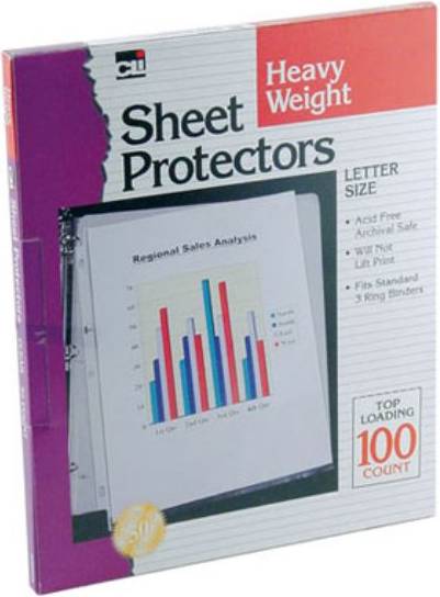 Heavy Weight Sheet Protector Box 100