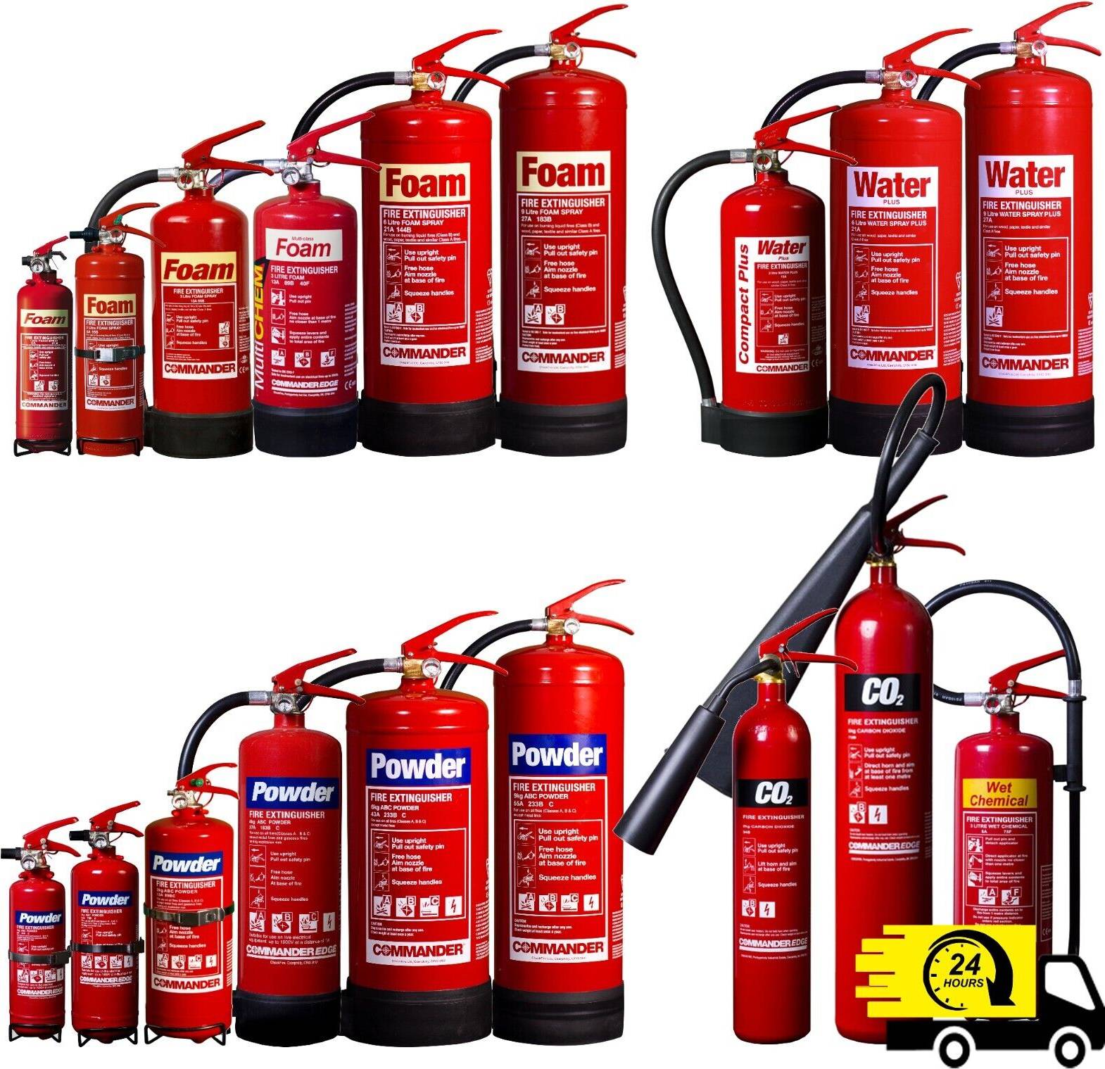 Commander Fire Extinguisher ABC Dry Powder