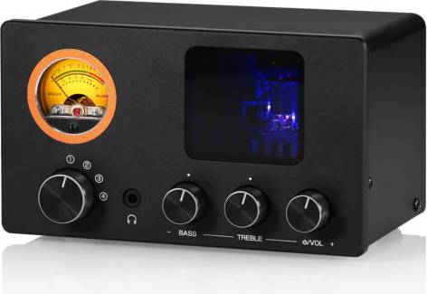 Tube audio amplifier Mini Stereo Tube Preamp 4-Way Audio Selector