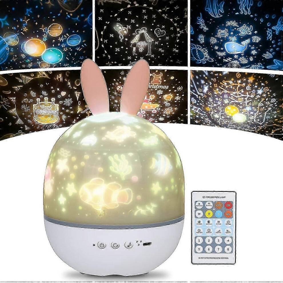 Star Projector 360 Rotation Night Light