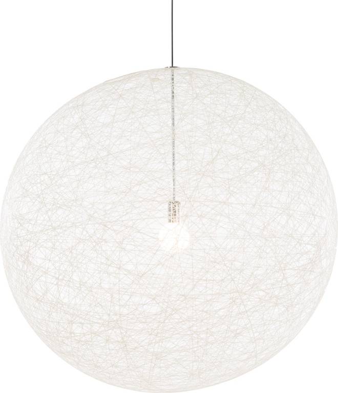 Random Light II Large White Pendle 10m Cable