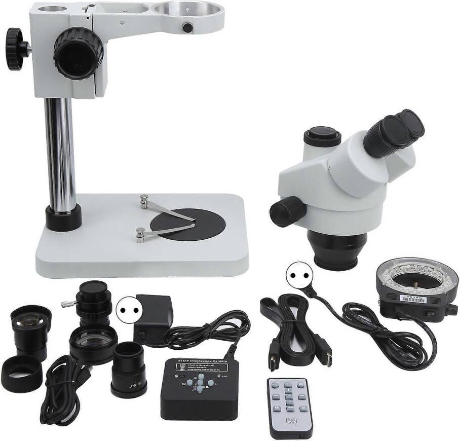 21MP 2K USB 56LED Trinocular Microscope