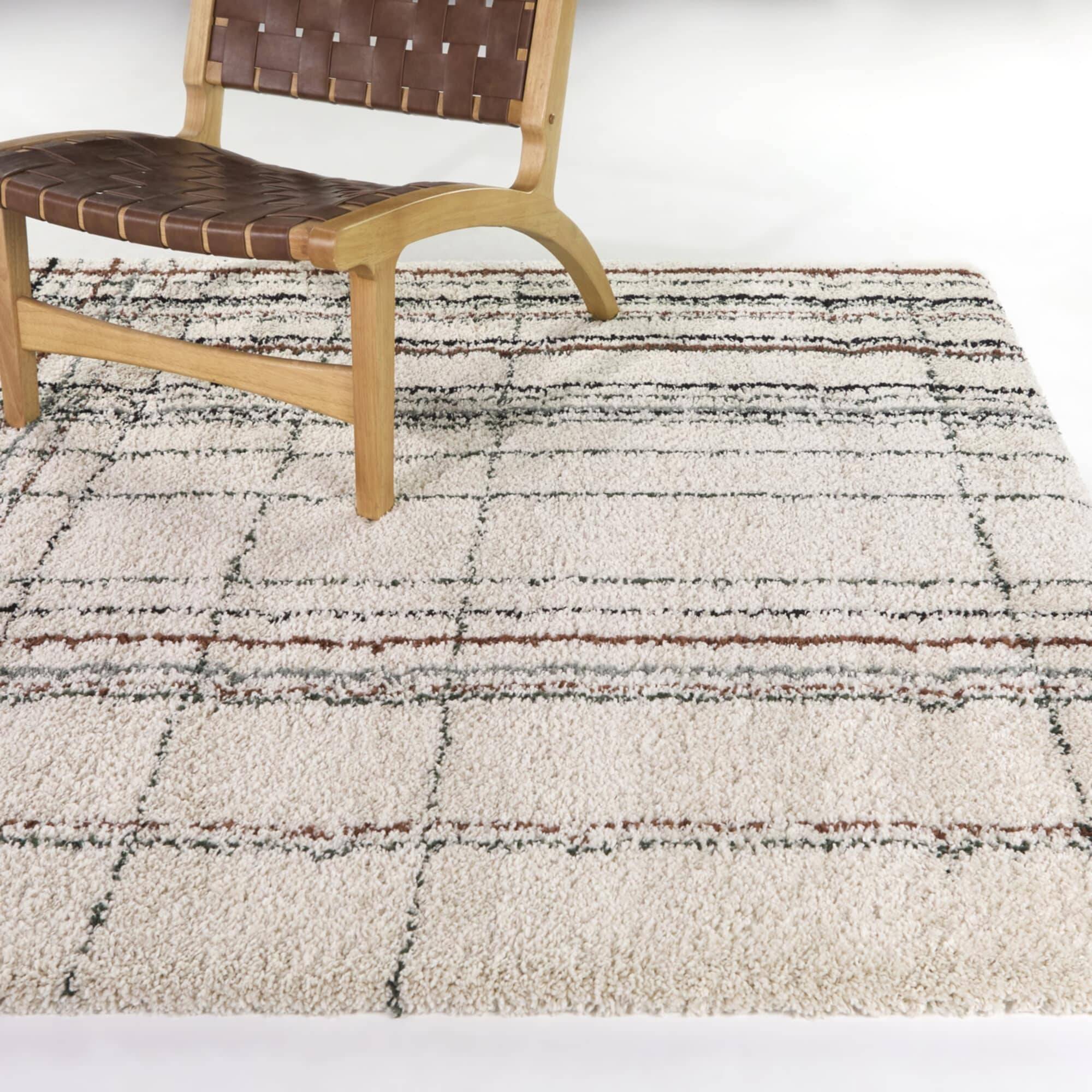Balta Rugs Circe Abstract Striped Area Rug Beige