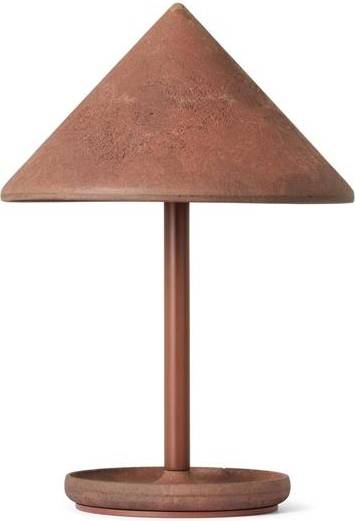 Terra Tragbare Lampe Kaffeeabfall Rostrot