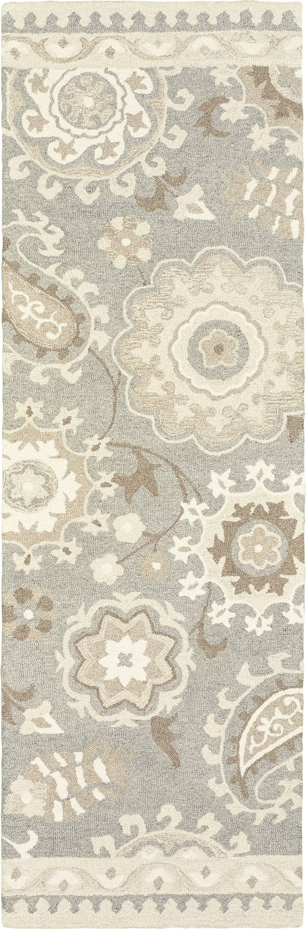 Copper Grove Style Haven Marthrown Grey Sand Rug