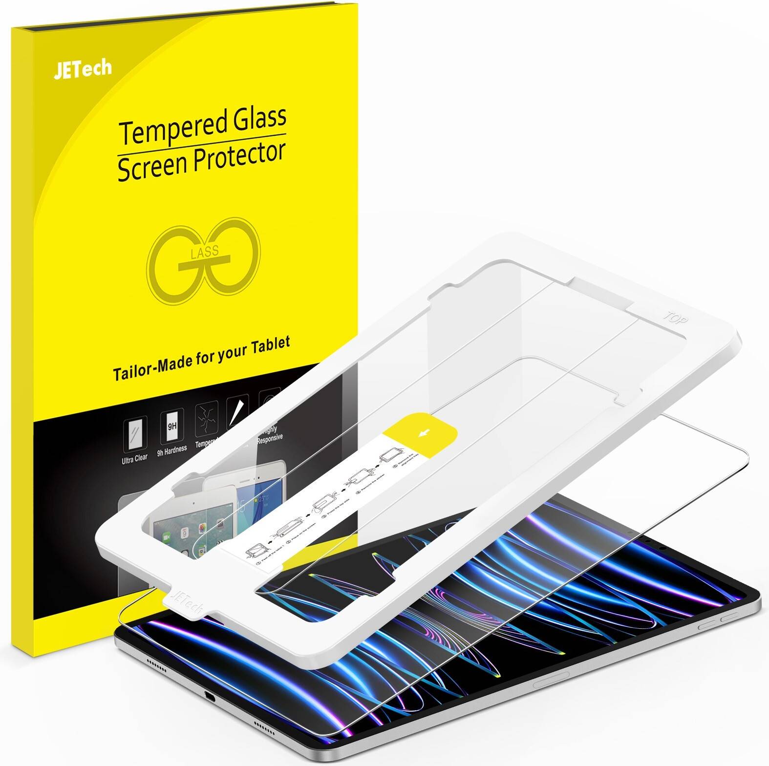 Screen protector for ipad air JeTech Screen Protector For Ipad Pro 11 Inch Air 5 4