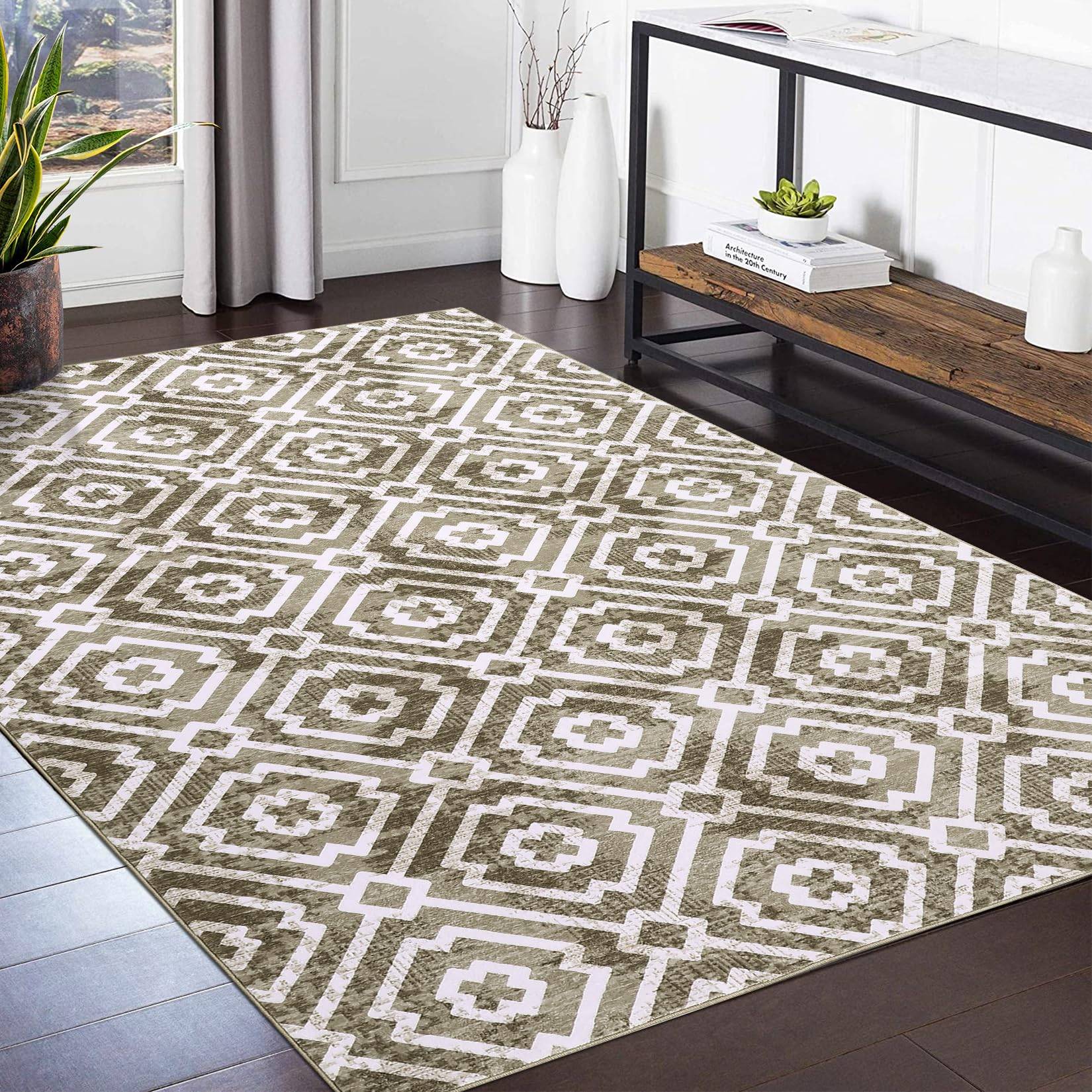 Machine washable area rugs Garvee Machine Washable Area Rug 5x7