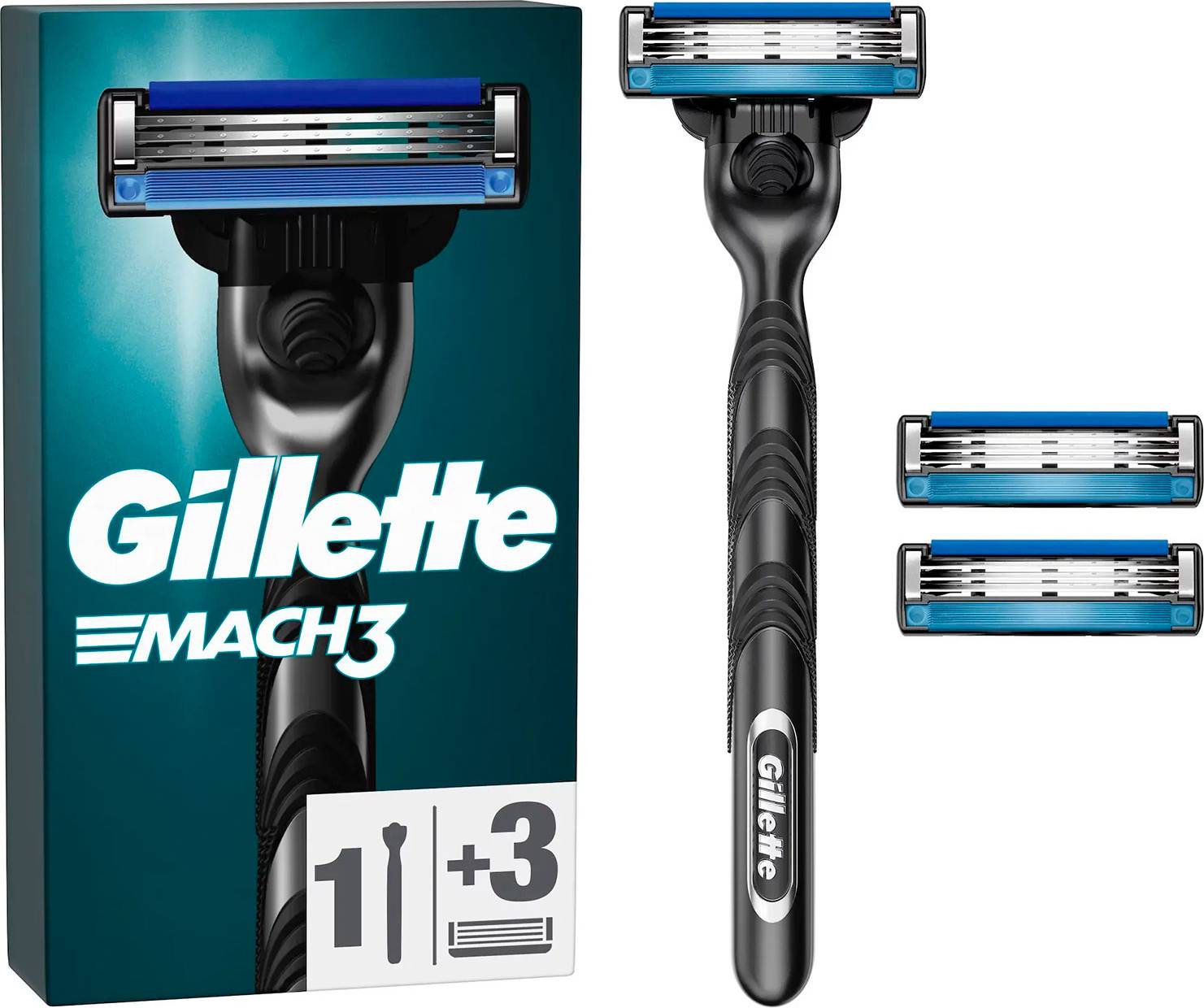 Gillette Mach3 Rakhyvel 3 Rakblad