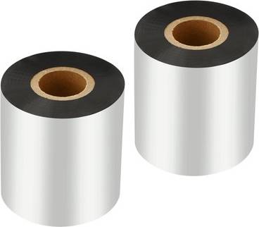 Uxcell Wax Thermal Transfer Ribbon 1 Ink Out Ribbon - Black