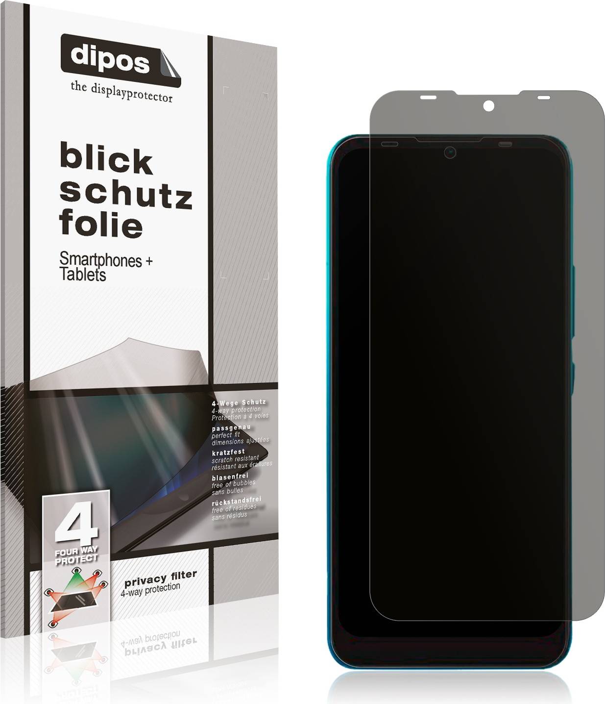 Dipos Mobicel EPIC Pro Privacy Filter Screen Protector