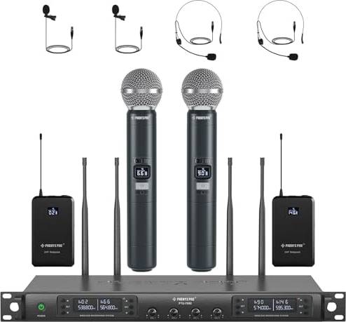 Phenyx Pro Quad Wireless Microphone System