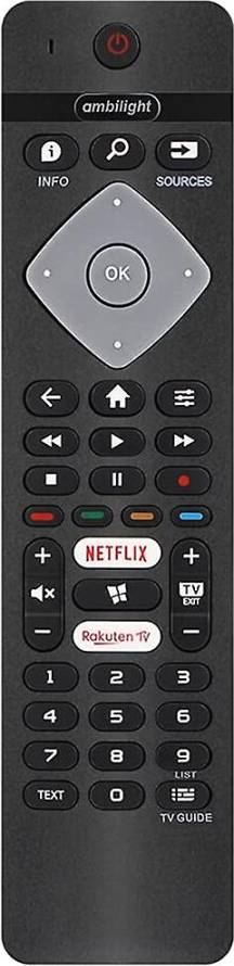 Melitt Remote Control Replacement For 4K Smart LED TV 75pus6754