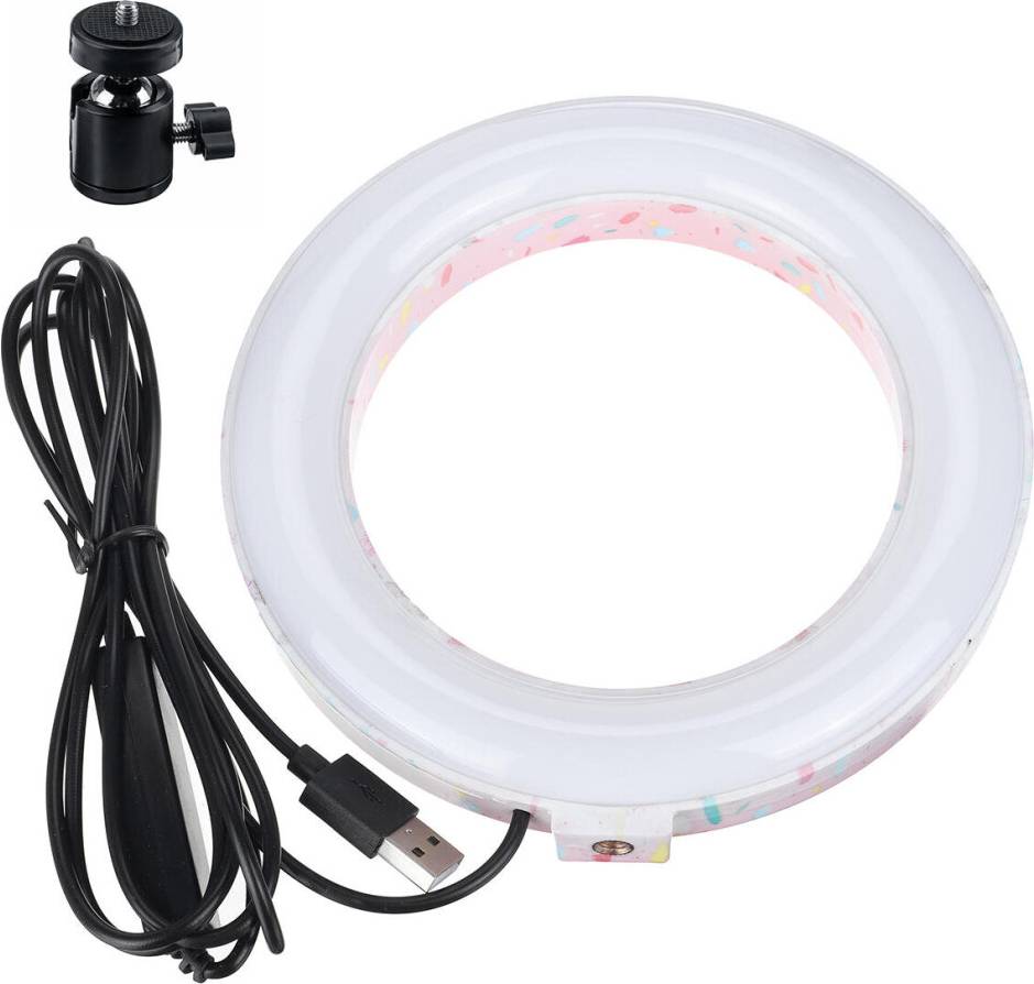 6 Inch LED Ring Light Pink