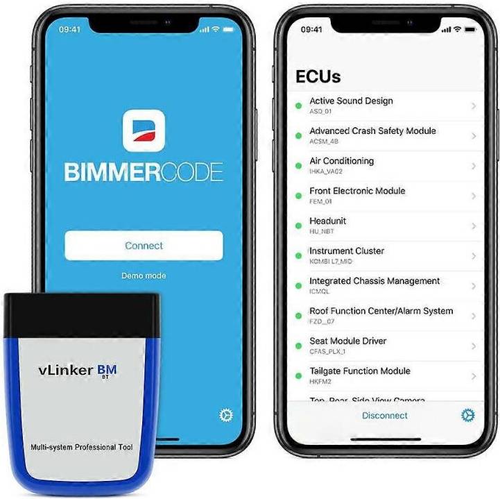 Vgate obd2 Vgate VGate VLinker BM Bimmercode Bluetooth 3.0