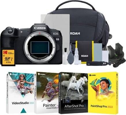 Canon EOS R8 Mirrorless Camera Bundle