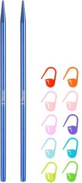Circular knitting needles Uxcell Interchangeable Circular Knitting Needles 4 Inch