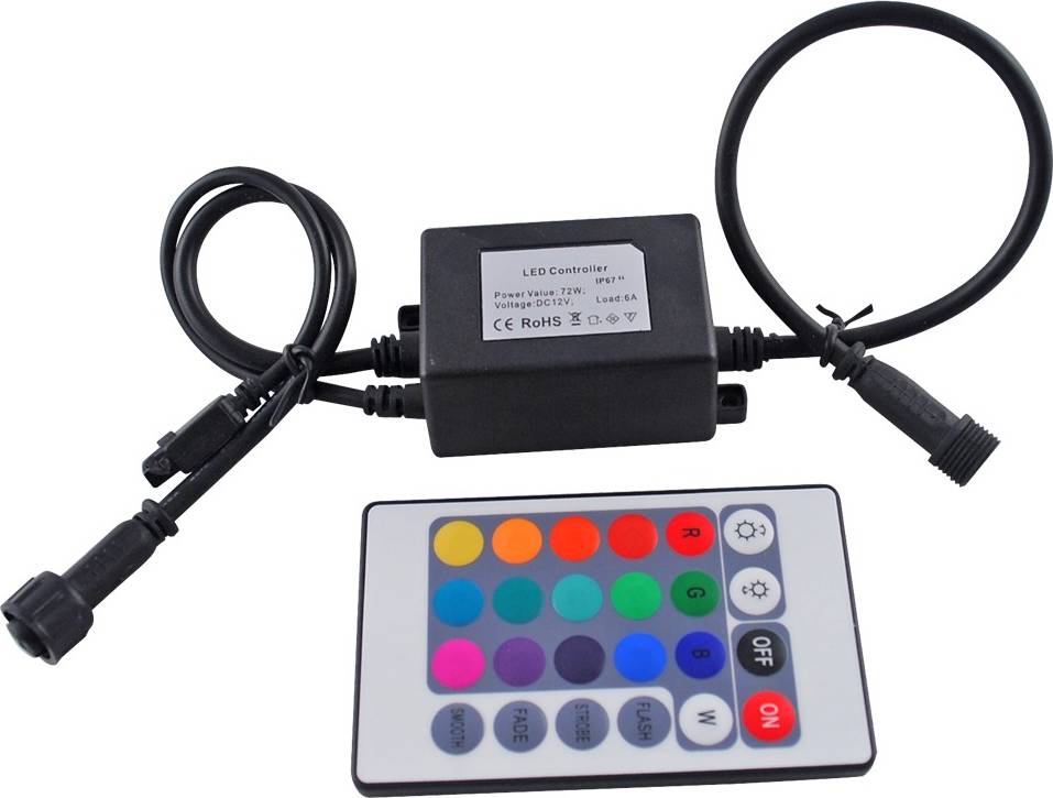 Led rgb controller IP67 RGB LED Controller Kit with Remote Control for Lighting